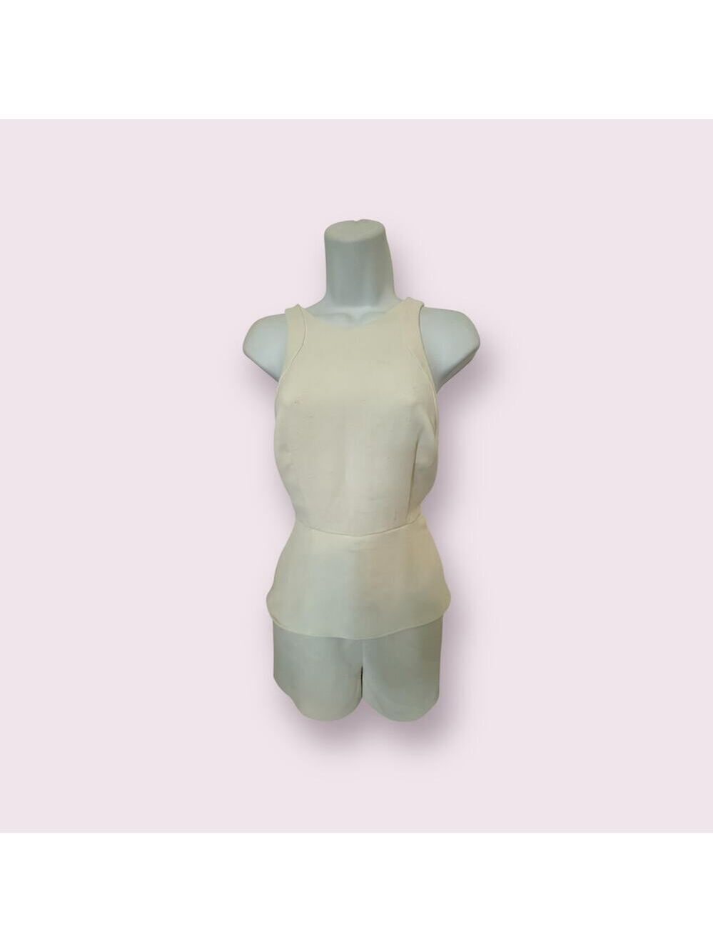 Marciano White Dressy Romper Shorts w/Skirt overlay. 4